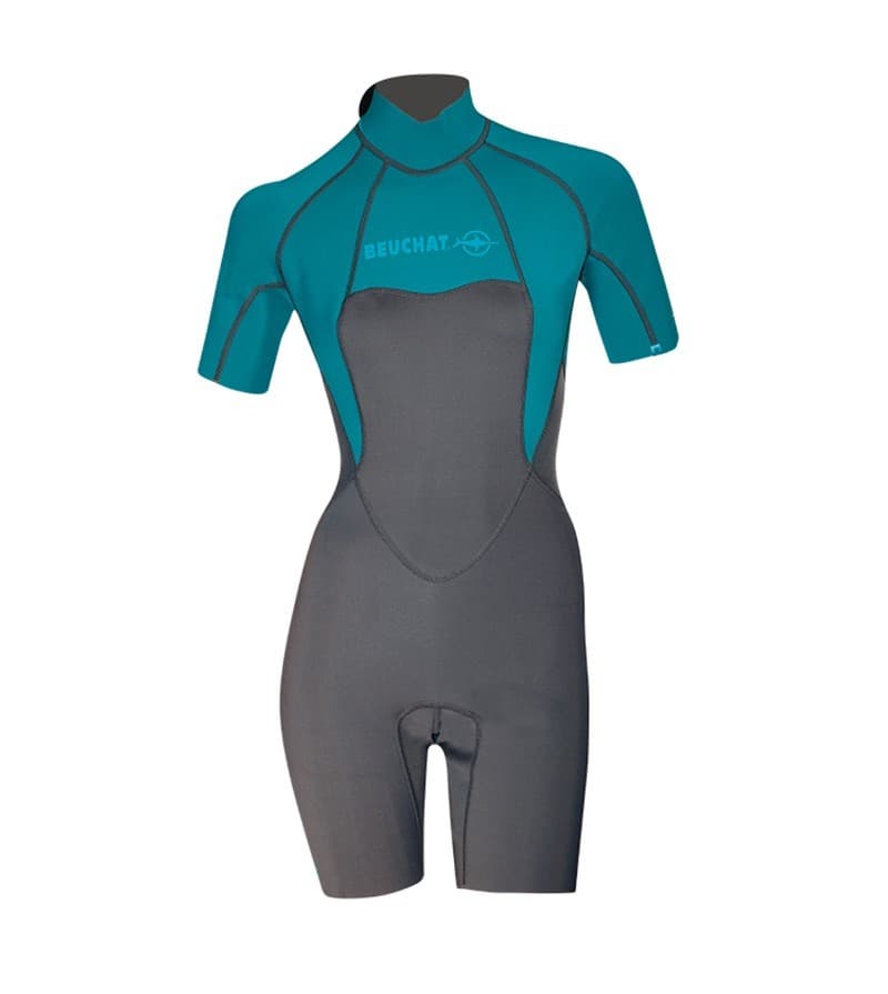 Shorty Atoll Turquoise Femme 2mm — déstockage DestockPro