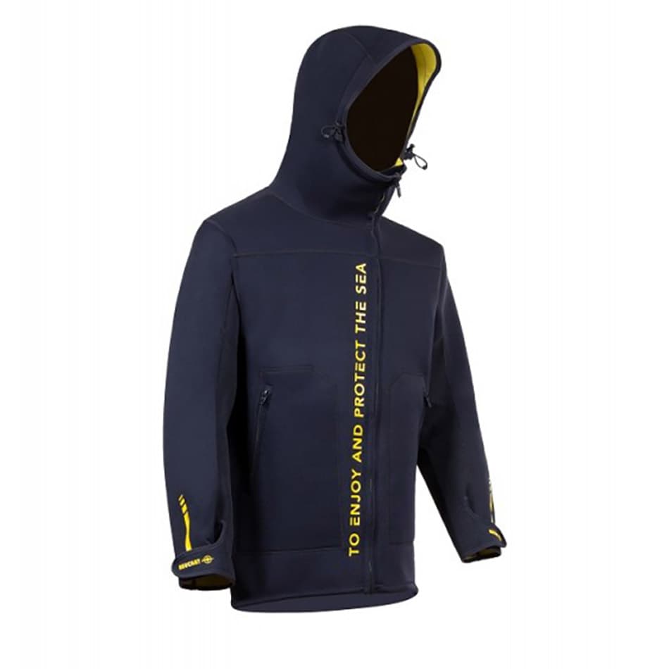 Veste A Capuche Néoprène Beuchat Jaune 2mm — déstockage DestockPro