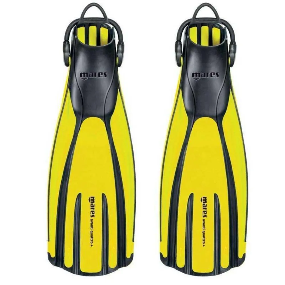 Paires De Palmes Avec Sangles Avanti Quattro+ Mares — déstockage DestockPro